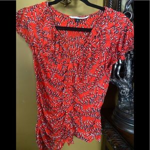 Diane Von Furstenberg Rushing Blouse